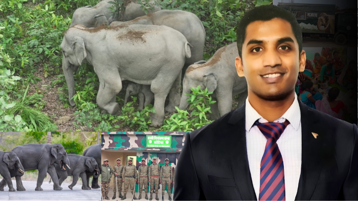 How IFoS Nishant Kumar is using technology and community networks to manage one of Chhattisgarh's toughest human-elephant conflict zones