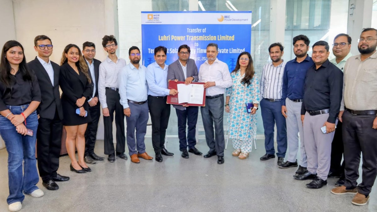 RECPDCL Hands Over Luhri Power Transmission Ltd to Terralight Solar Energy