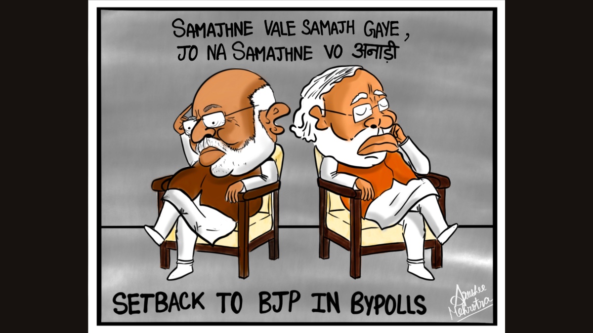 Setback to BJP in Bypolls
