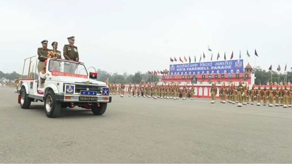 Farewell Parade for Second-in-Command (2IC) Om Prakash Prajapati at BSF Headquarters