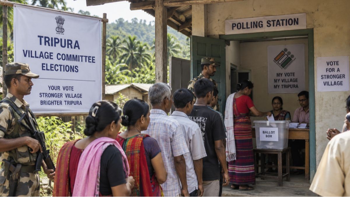 Village committee polls are driving the administrative calendar in Tripura