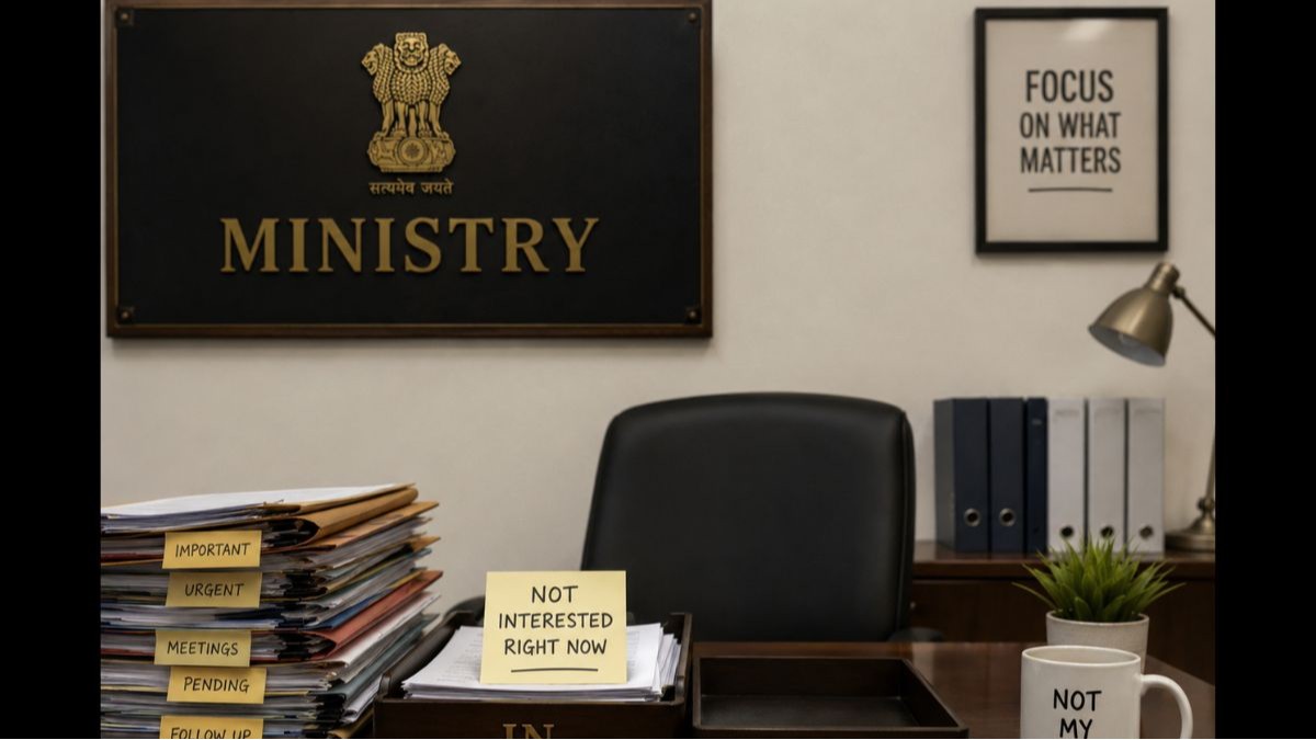 Secretary not interested with department, seeks a change!