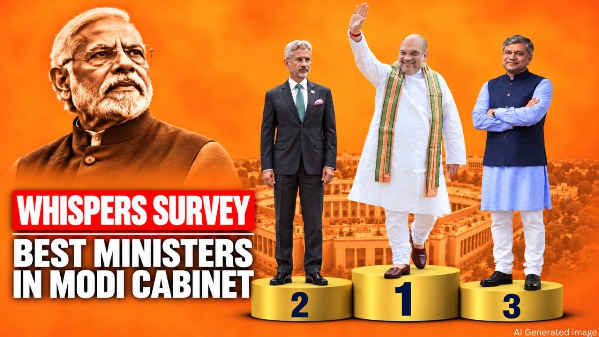 Whispers Survey: Amit Shah leads the pack as the best minister in PM Modi’s cabinet; Ashwini Vaishnaw, S Jaishankar follow