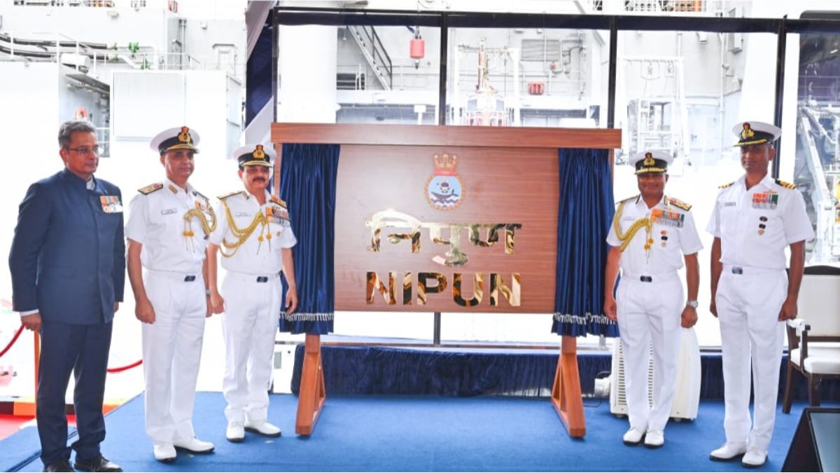 Navy inducts INS Nipun to augment its submarine-support capability