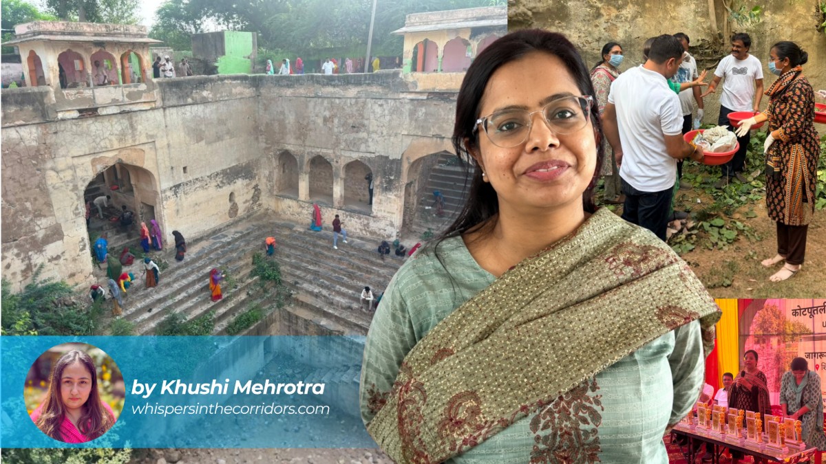 IAS Aparna Gupta reviving Rajasthan’s traditional water heritage through community action