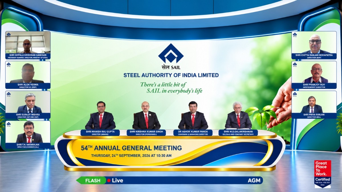 SAIL AGM highlights strong value added steel growth and nation-building deliveries