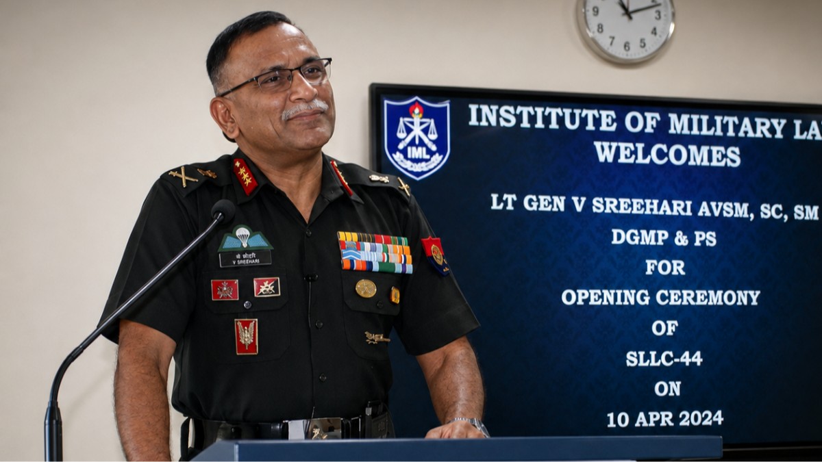Lt Gen V Sreehari Retires After Nearly Four Decades of Service