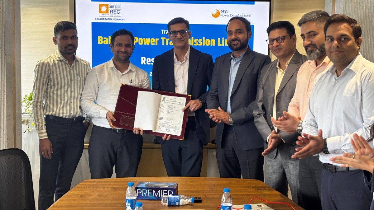 RECPDCL hands over Balsane Power Transmission Ltd to Resonia Limited
