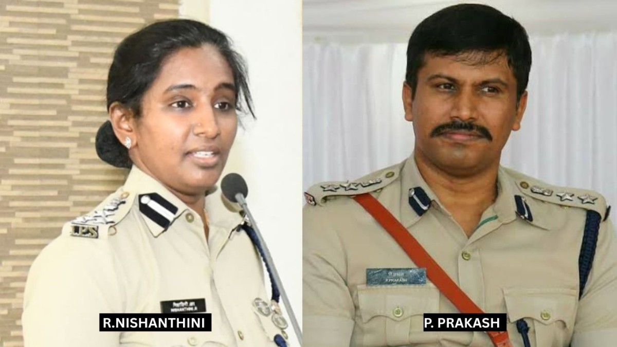 Keralam govt transfers two IPS officers; R Nishanthini is COP Kochi City