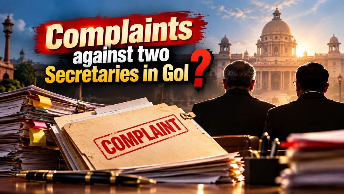 Complaints against two Secretaries in GoI?