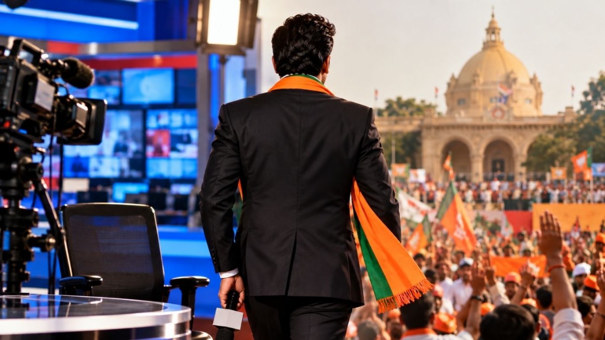 Will a TV news anchor enter the UP poll arena?