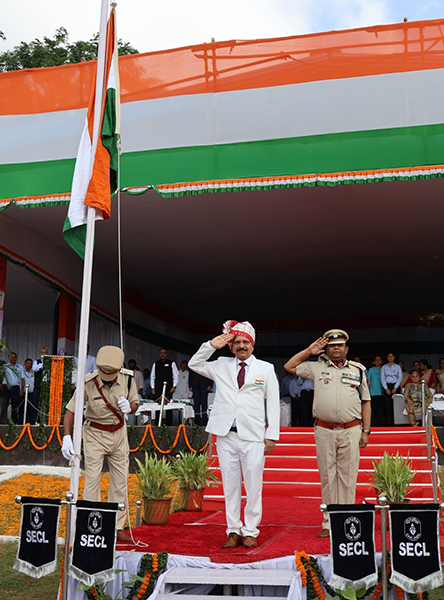 SECL celebrates Independence Day with Patriotic Fervour