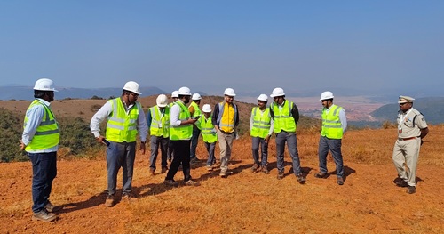 Field visit by OMC MD to strengthen Bauxite, Limestone output