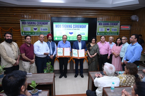 POWERGRID signs MoU with VMMC & Safdarjung hospital Delhi