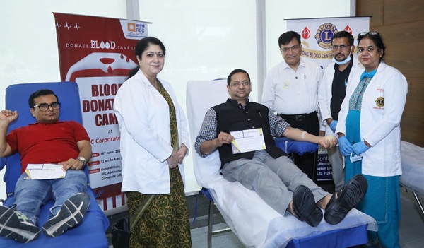 REC organizes blood donation camp on World Blood Donor Day