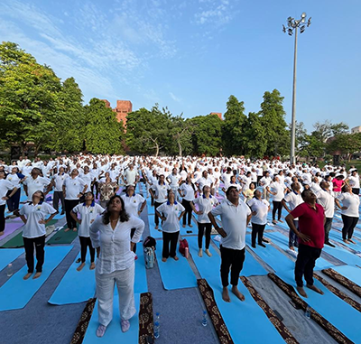HUDCO celebrates International Yoga Day 2025