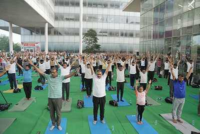 REC commemorates International Day of Yoga 2025