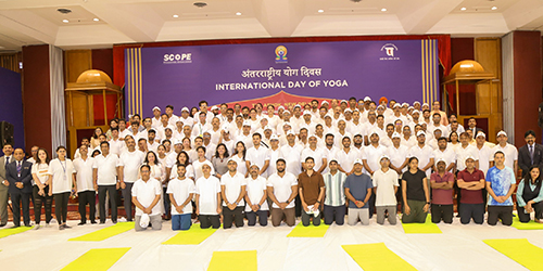 ITDC celebrates International Day of Yoga
