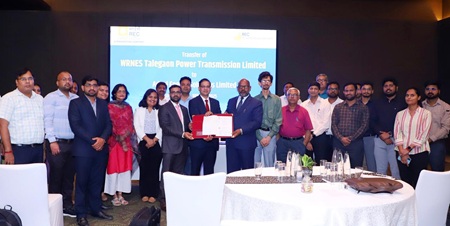 RECPDCL handover WRNES Talegaon Power Transmission Limited SPV to Adani Energy