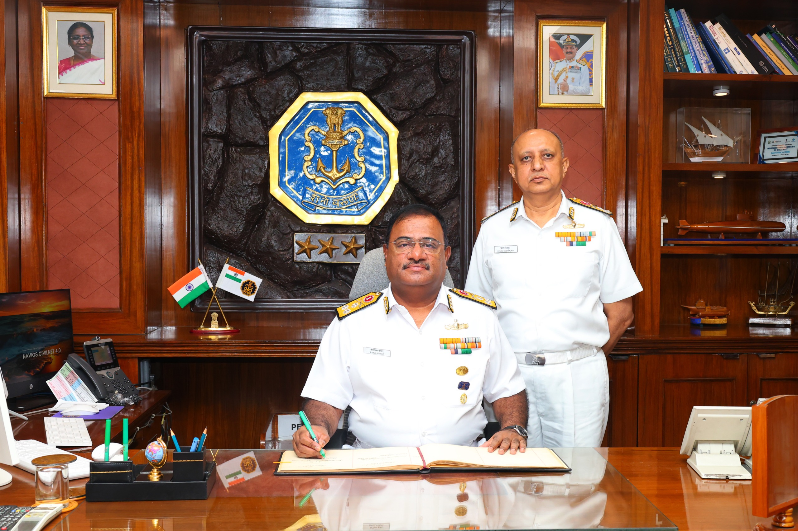 Vice Adm B Sivakumar joins as Chief of Material, Indian Navy
