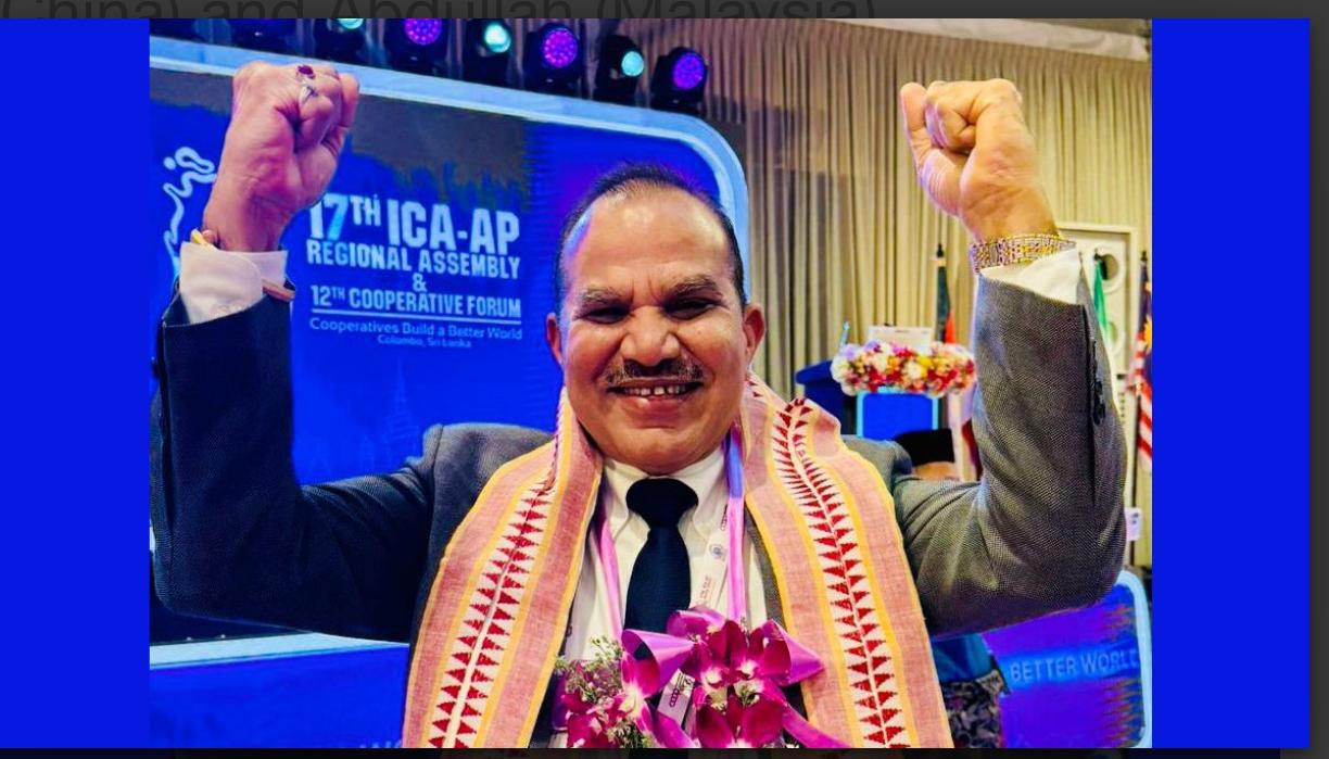 Dr Yadav re-elected ICA Asia-Pacific President