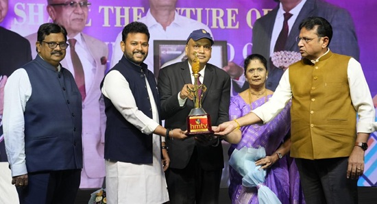 HMTV honours CMD NLC India Ltd with prestigious lifetime achievement award
