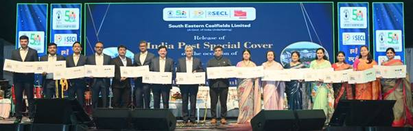 SECL releases India Post â€˜Special Coverâ€™ Commemorating Coal Indiaâ€™s Golden Jubilee