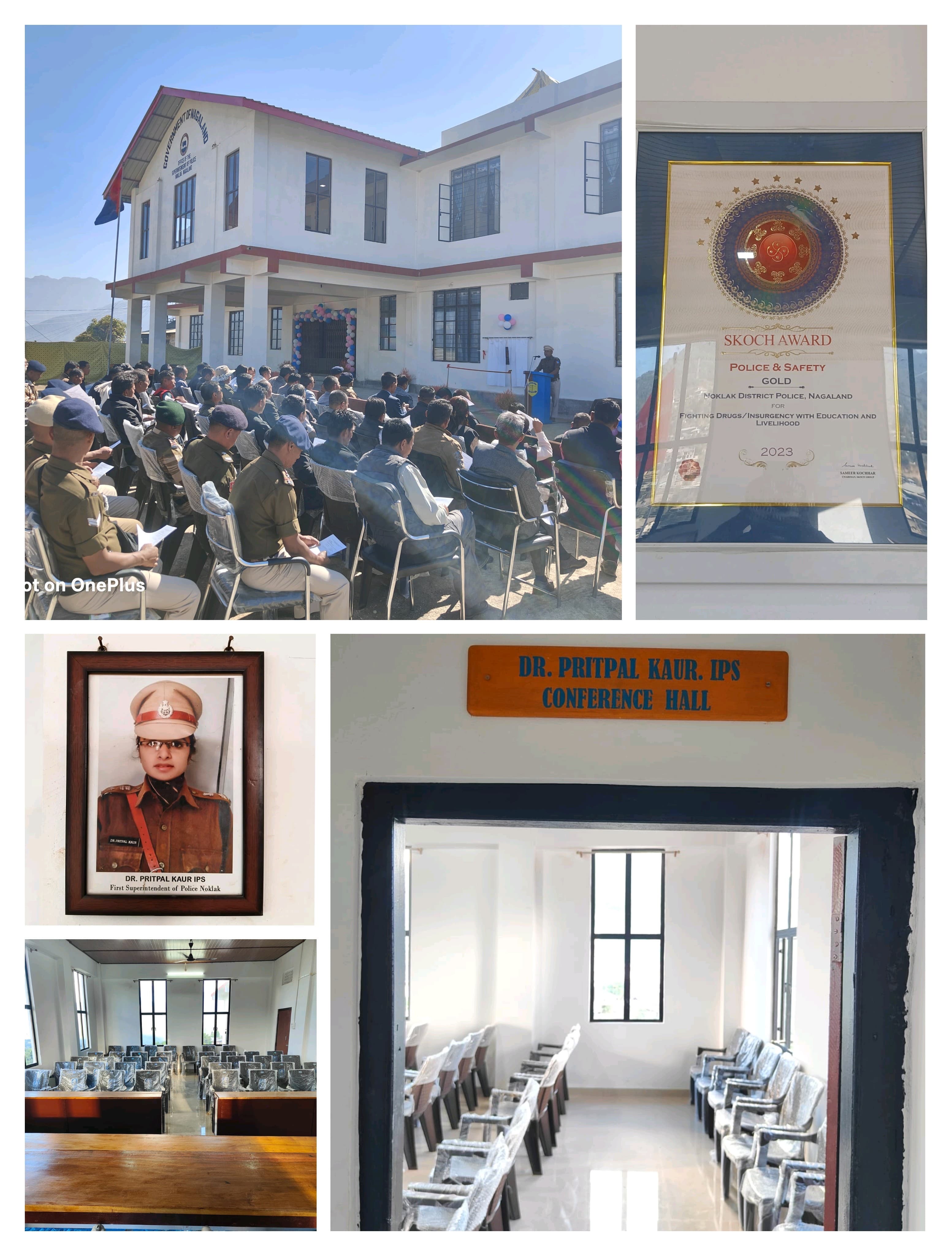 Noklakâ€™s Conference Hall Named in Honour of IPS Dr. Pritpal Kaur in Nagaland