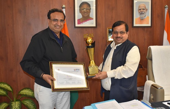 NBCC: CA Vijay Kumar Choudhary conferred as â€œCA CXO â€“ For Large Corporate â€“ Servicesâ€ Award