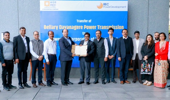 RECPDCL hands over Bellary Davanagere Power Transmission SPV to PowerGrid
