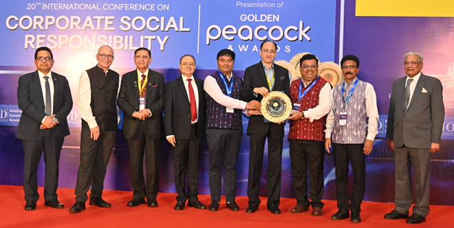 OMC conferred with prestigious Golden Peacock HR Excellence Award 2025