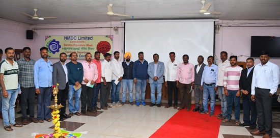 NMDC organises Contractors and Service Providers Meet at Donimalai
