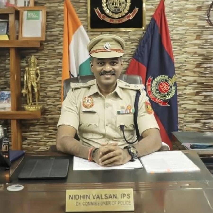 Jt. CP Nidhin Valsan is now Addl. CP Tech and P.I., Delhi
