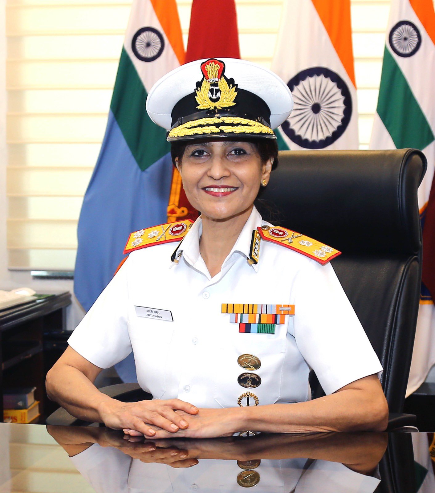 Vice Admiral Sarin to retire in Aug