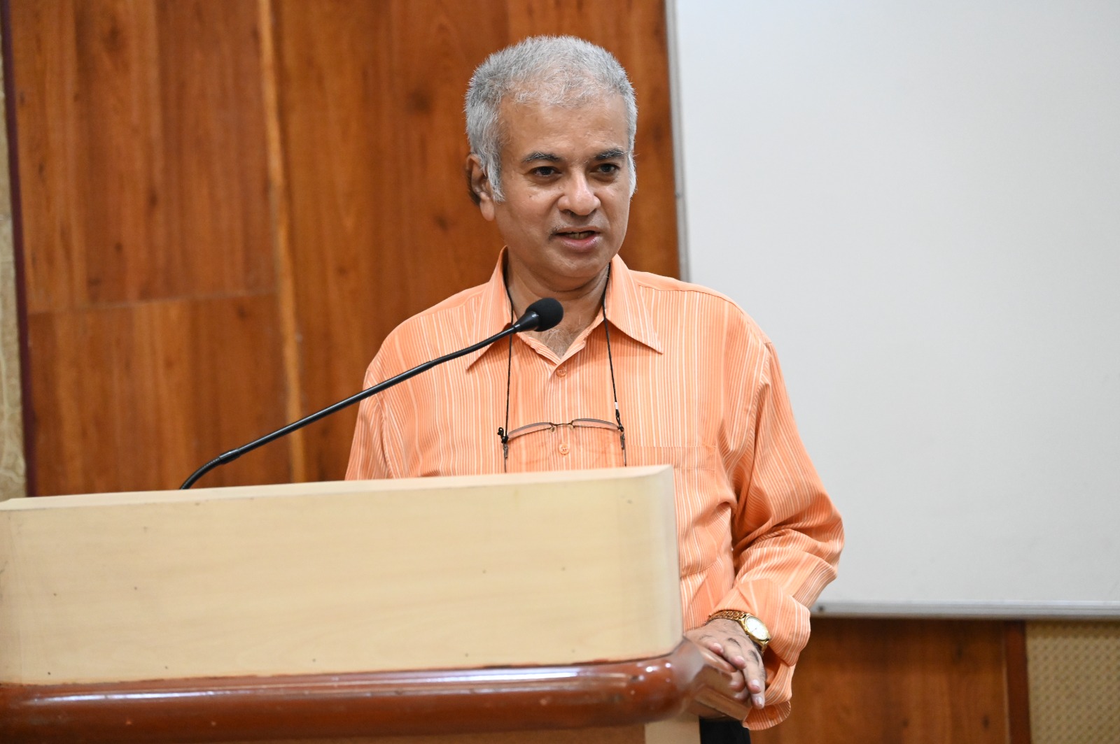 Dr. Raju Narayana Swamy, IAS calls upon students to build a spiritually grounded, tech-empowered & nationally conscious workforce