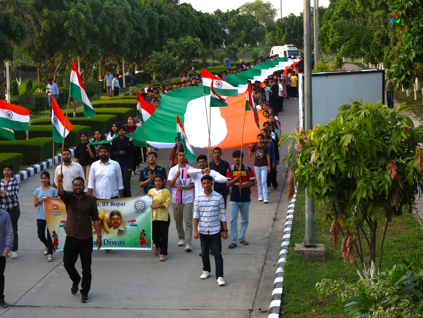 IIT Ropar observes Balidan Diwas with Tringa Yatra