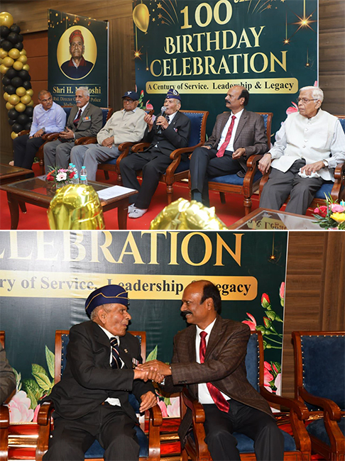 A Century of Valour: IPS Assn Honours Pioneer H.M. Joshi on His 100th Birthday